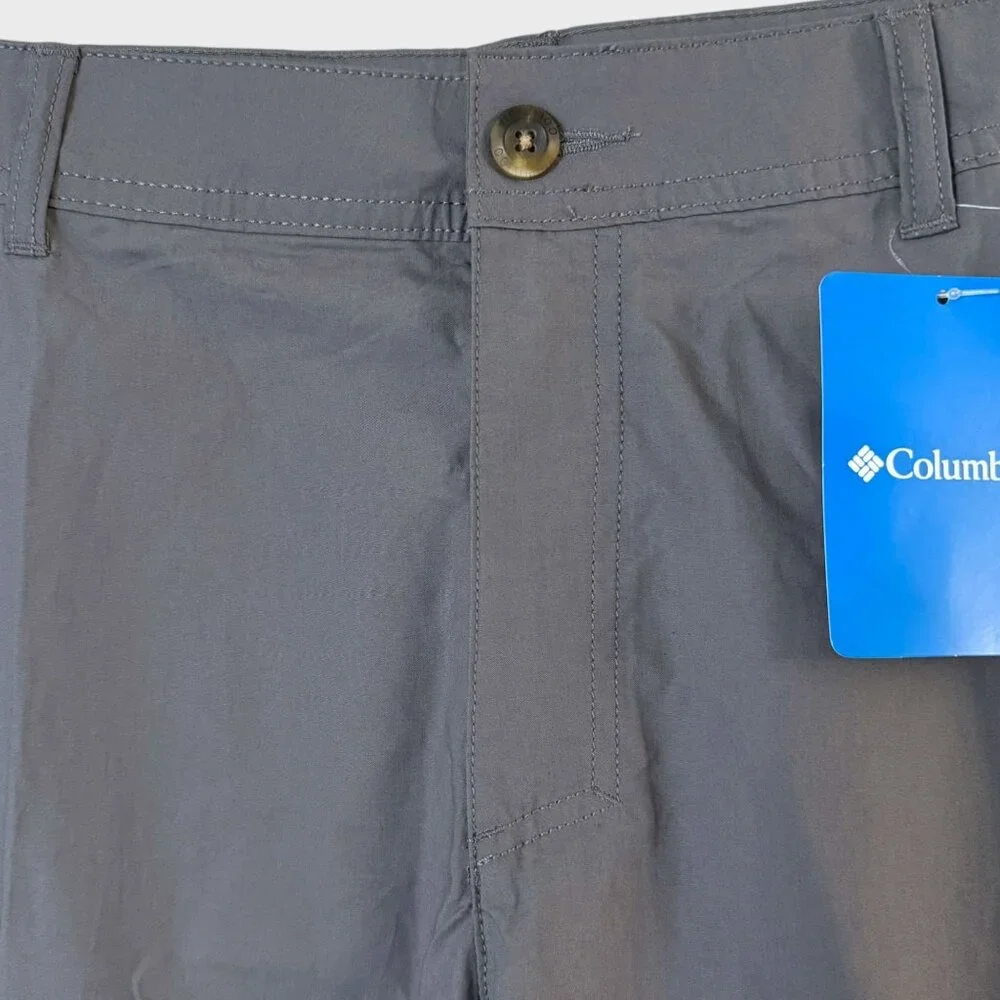 Columbia Washed Out Cargo Short II Gray Men's 36W Hiking Trekking Outdoors NEW